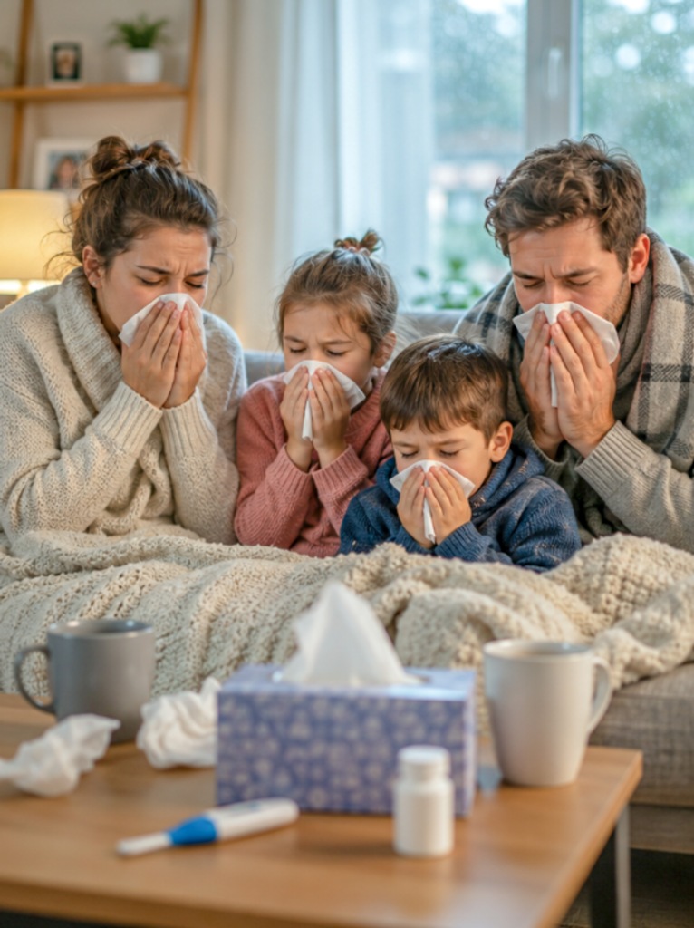 ¿POR QUÉ TODA LA FAMILIA SE ENFERMA AL MISMO TIEMPO EN INVIERNO? SERVICIO DE SALUD MAULE EXPLICA EL IMPACTO DEL HACINAMIENTO EN LOS CONTAGIOS RESPIRATORIOS