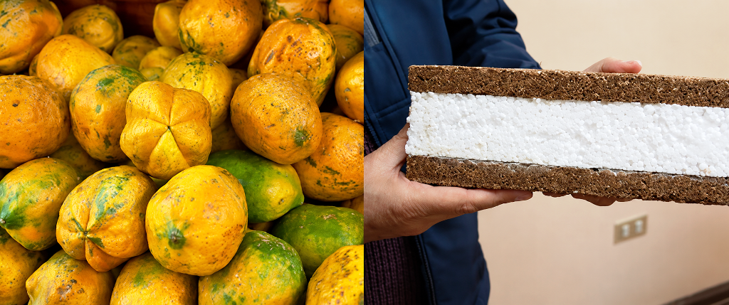 DESARROLLAN INNOVADOR MATERIAL DE CONSTRUCCIÓN A BASE DE SEMILLAS DE PAPAYA
