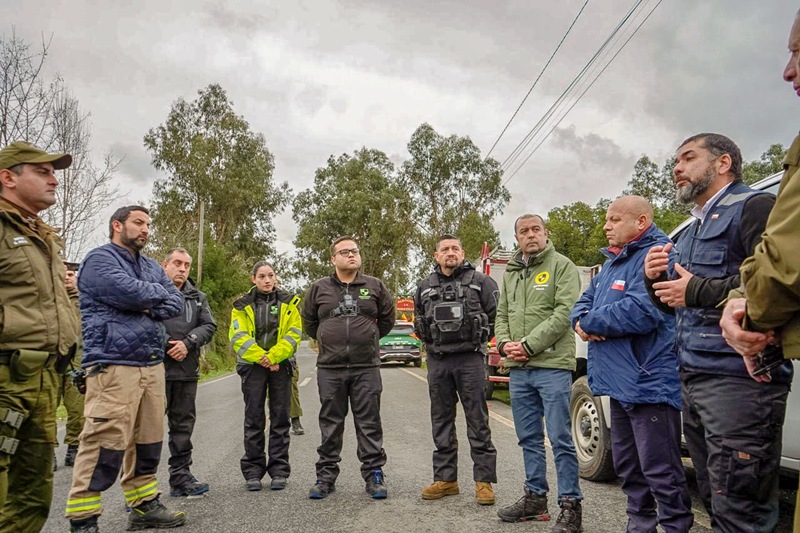 AUTORIDADES DESPLIEGAN OPERATIVO PREVENTIVO EN EL CAJÓN DEL ANCOA PARA RESGUARDAR LA SEGURIDAD DE LA COMUNIDAD
