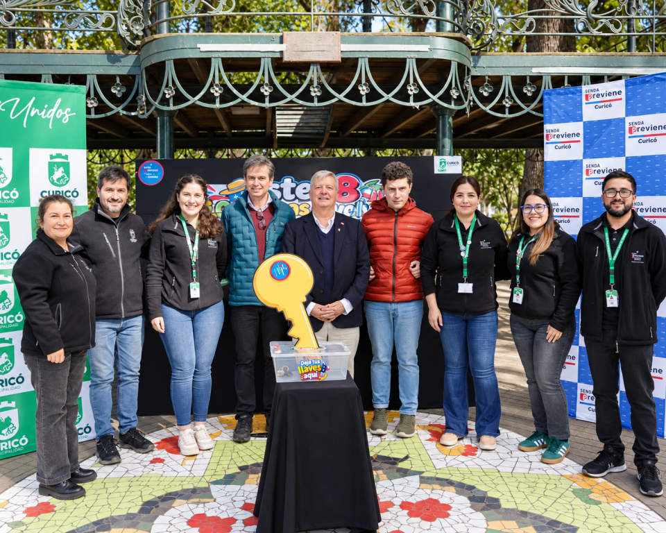 MUNICIPALIDAD DE CURICÓ Y SENDA LANZAN CAMPAÑA DE PREVENCIÓN DE FIESTAS PATRIAS 2026