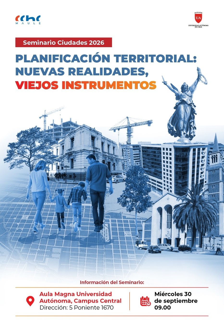 SEMINARIO EN TALCA ABORDARÁ LA PLANIFICACIÓN TERRITORIAL Y LOS CAMBIOS NORMATIVOS QUE AGILIZAN SU GESTIÓN