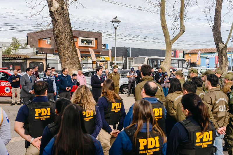 AMPLIO OPERATIVO DE SEGURIDAD EN EL MAULE DEJA 228 DETENIDOS Y MÁS DE 11 MIL FISCALIZACIONES
