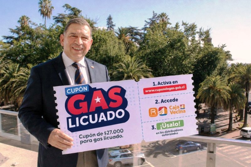 DELEGADO PRESIDENCIAL DE CURICÓ LLAMA A FAMILIAS DE LA PROVINCIA A UTILIZAR SU CUPÓN DE GAS ANTES DEL 30 DE SEPTIEMBRE