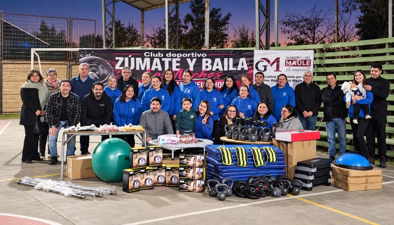 CLUB ZUMATE Y BAILA DE LOS NICHES INAUGURA PROYECTO DE ENTRENAMIENTO FUNCIONAL FINANCIADO POR EL GOBIERNO REGIONAL DEL MAULE